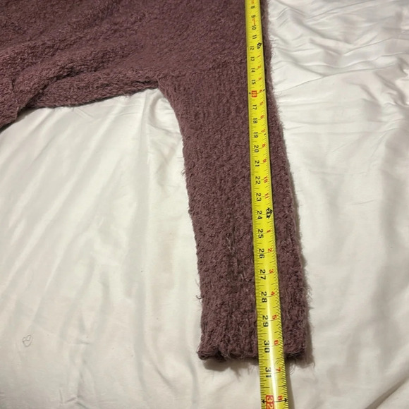 Dreamers by Durant Fuzzy, Popcorn, Chunky Open Front Cardigan with Pockets - Picture 8 of 10